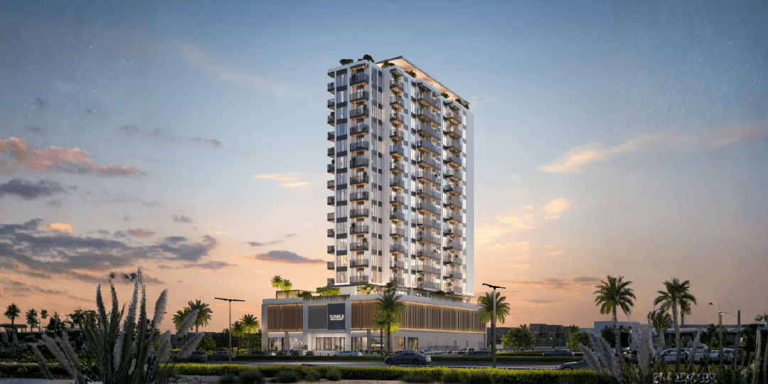 Sunvale Al Furjan Dubai apartment exterior view